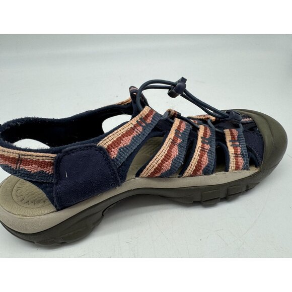 Keen Womens Newport H2 Walking Sandals Size 8 Blue Red Outdoors AW20 Bump Toe - Picture 11 of 15